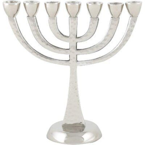 Modern Silver Plated Hanukkah Menorah 9 <b>Branch</b> Candle Holder Religious Festival Of <b>Lights</b> Candelabrum For Home Decor - Product Image 3