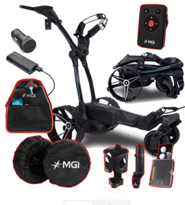 Nouvelle voiturette de golf authentique MGI Navigator Ai GPS+ avec télécommande et accessoires - Product Image 1