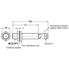 Capteur de proximité E2B-M12LS04-M1-B1 Capteur de proximité inductif Type de commutateur magnétique Capteur PNP No Type - Product Image 4