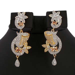 Conjunto de Joyería con Diamantes Americanos - Color Durazno - Product Image 3