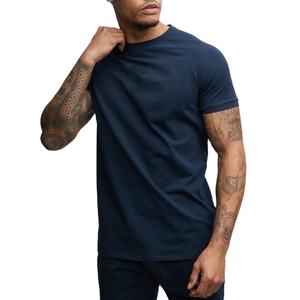 T-shirt vierge 100 % coton de qualité supérieure pour homme, coupe classique, grammage lourd 180 g, streetwear, manches courtes, décontracté, personnalisable avec logo imprimé - Product Image 1