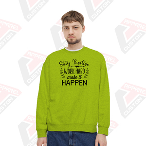 Ultra Soft <b>Men's</b> Premium Solid Winter Sweatshirt with Polyester/Cotton Fleece Customizable & Waterproof - Product Image 1