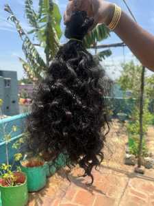 Pelo rizado indio de 18 pulgadas de alta calidad 100% cabello rizado indio Virgen sin procesar de cabello de templo indio del Sur para venta al por mayor - Product Image 6