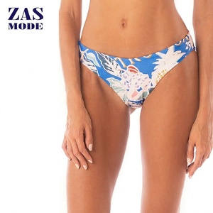 Nouvel Arrivage – Culotte Bikini Femme Taille Basse à Imprimé Floral, Tissée, Écologique, Séchage Rapide, en Nylon, Sous-vêtement Sexy - Product Image 1