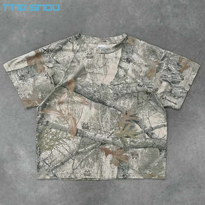 Camisetas camuflaje, 100 por ciento algodón, ajuste regular, camisetas en blanco, calidad premium - Product Image 1