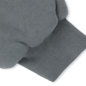 Poids lourd blanc hommes goutte épaule 450 GSM coton polaire conception personnalisée grande taille sweats à capuche pour hommes - Product Image 4