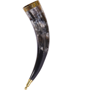 Corne à boire viking pour bière, corne de bœuf de haute qualité polie pour boire, corne naturelle artisanale pour boire viking - Product Image 5