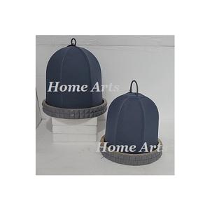 Plateau de service en fer de conception classique avec couverture de vêtements forme ronde taille personnalisée Dates plateau de service de bonbons - Product Image 4