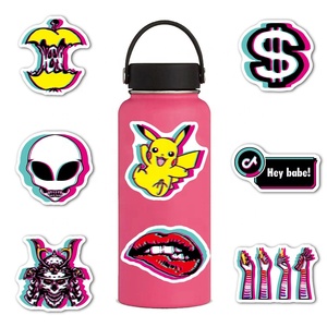 100 Pezzi Adesivi Impermeabili in PVC Colorati Casuali <span class=keywords><strong>per</strong></span> Graffiti su Laptop, Valigie, Frigoriferi, <span class=keywords><strong>Armadi</strong></span> - Product Image 2