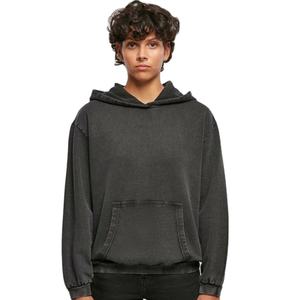 Hot Selling <b>Men</b> Oversized Acid <b>Wash</b> Hoodie Breathable Pullover Long Sleeve Fashionable <b>Men's</b> Warm Winter Hoodies - Product Image 4