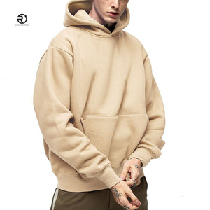 Sudadera con capucha pesada de alta calidad 100% algodón sudaderas con capucha logotipo personalizado DTG estampado de gran tamaño en Blanco polar Unisex Sudadera con capucha personalizada para hombres - Product Image 3