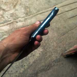 Cuchillo de alta calidad de acero de Damasco nuevo cuchillo de moda hecho a mano personalizado OEM Camping Bush Craft cuchillo de caza con mango fuerte de Micarta - Product Image 4