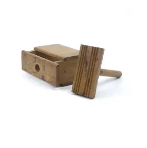 Elegant look Wood Butter box and knife excellent quality farmhouse kitchenware uses wood butter holder hot selling