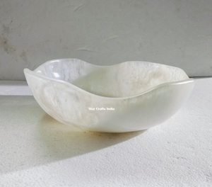 Nouveau Design populaire de haute qualité bol à soupe en résine artisanat apéritif bols Antique décoré bol à fruits bols de décoration de mariage - Product Image 1