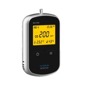 Detector de CO Portátil Inteligente Direto da Fábrica, Alarme Recarregável de Monóxido de Carbono com Temperatura e Umidade Relativa, Atacado a Granel - Product Image 1