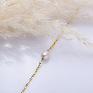 Single Natural Pearl Design <b>Sterling</b> <b>Silver</b> <b>Charm</b> <b>Bracelet</b> Wholesale 925 <b>Sterling</b> <b>Silver</b> Jewelry - Product Image 4