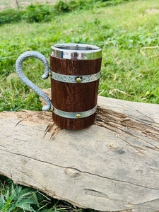 Taza de madera personalizada hecha a mano Natural más vendida con taza de té de madera de paja taza de café para venta de exportación - Product Image 2