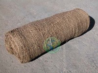 Rouleau de filet de protection contre l'érosion en jute, orienté vers l'exportation, 100% naturel, biodégradable, organique, écologique, antibactérien