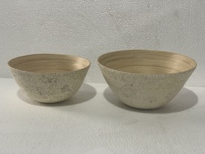 Tre Bát <span class=keywords><strong>salad</strong></span> với kẹp, lớn 10inch gỗ phục vụ bát cho trái cây hoặc xà lách, hữu cơ tự nhiên tre phục vụ món ăn đồ ăn - Product Image 3