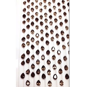 637 piezas de cuarzo ahumado Natural 8x6mm Pera faceta 628 CTS lote Iroc Ventas Calidad Topacio ahumado corte piedra preciosa suelta US $115 para todos - Product Image 3