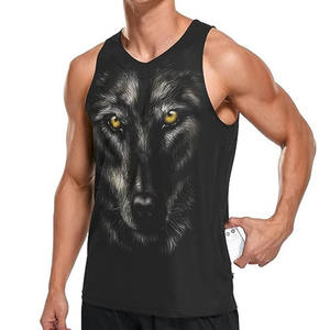 Servicio OEM, Último Diseño, Camiseta sin Mangas Casual de Punto para Hombre, Alta Calidad, Transpirable, Precio Bajo - Product Image 5