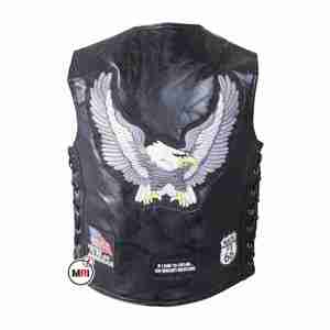 Veste en cuir d'agneau de gilet de motard de moto personnalisée de haute qualité pour des Offre Spéciale d'hiver - Product Image 2