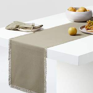 Durable Linen <b>Table</b> <b>Runners</b> with Floral Embroidery Handmade Modern Style for Wedding and Home Use Long-lasting Practicality - Product Image 2