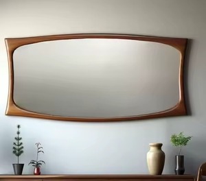 Espejo de Pared Metálico Moderno Hecho a Mano para Bodas, Forma Redonda, Tamaño y Color Personalizables, Decoración Ecológica para el Hogar - Product Image 3