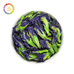 Flor de Clitoria Ternatea Seca para Tienda de Té, Té de Flores Azules Naturales Secas de Alta Calidad a Precio Económico - Product Image 3
