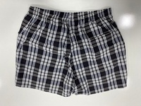 Boxers décontractés pour hommes 100 % coton, taille élastique, couleur unie, écologiques et à séchage rapide, longueur genou, personnalisables