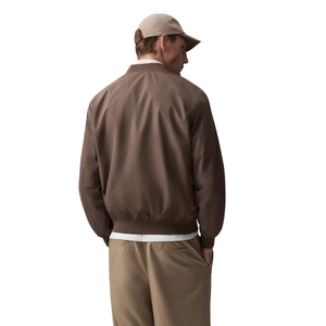 Haute qualité hommes col montant Bomber veste automne/hiver coupe-vent fermeture à glissière mince Style décontracté usine solide enduit - Product Image 3