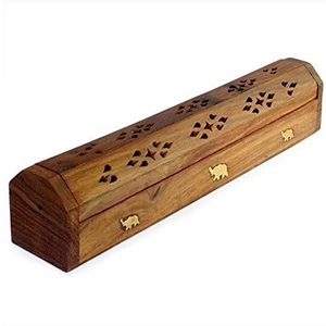 Bamboo Wood Indian <b>Incense</b> <b>Stick</b> <b>Holder</b> Masala Dhoop <b>Sticks</b> Hounder <b>Incense</b> <b>Sticks</b> Display Wooden Base - Product Image 1