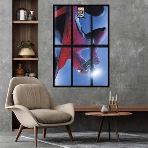 Affiche du 80e anniversaire de Spider-Man de Marvel Comics, style design moderne, en papier, pour utilisation murale - Product Image 2