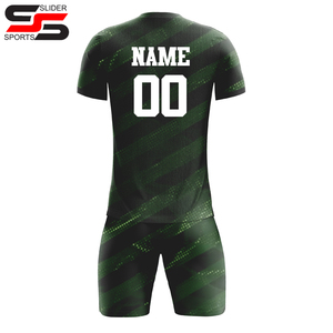Camiseta de fútbol personalizada con sublimación completa de alta calidad, conjunto de uniforme deportivo impreso, kits de fútbol para equipos, conjunto completo de fútbol - Product Image 4