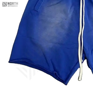 ผ้าแคนวาสแบบเป็นกรดซักแบบลำลองสำหรับฤดูร้อนใส่วิ่งจ๊อกกิ้งผ้าคอตตอนว่างเปล่าผ้าหินฟอกสีแดดแบบวินเทจ - Product Image 2