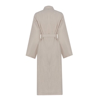 Batas de Spa Unisex ligeras Kimono transpirable Albornoz de lino y algodón para hombres y mujeres