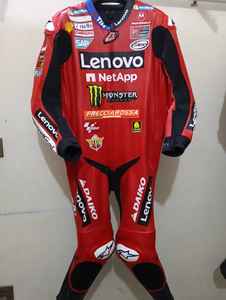 Traje de Carreras de Motociclismo de Cuero Rojo de una Pieza, Precio de Mayoreo, Ropa de Carreras de Motos y Automóviles, Traje de Motociclista Transpirable - Product Image 2