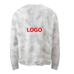 Sudadera con capucha personalizada de alta calidad para hombre 2025, Sudadera de cuello redondo, ropa de calle estampada básica transpirable, 100% algodón - Product Image 3