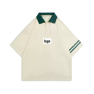 Camiseta Unisex con Cuello de Color, Tejida y Estampada, 100% Algodón, Transpirable, con Logotipo Personalizado, Uniforme de Trabajo OEM, Venta al Por Mayor en Vietnam - Product Image 1