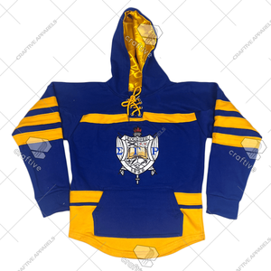 Venta al por mayor personalizado satén forrado Sigma Gamma Rho Sorority Sudadera con capucha bordado griego logotipos transpirable para el invierno - Product Image 1