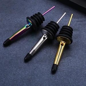 Lasses orork taintainless teteel iiquor pirpirit ourerator Spout INE ine ottottle ourispenser ITH id - Product Image 5