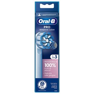 Têtes de brosse à dents de rechange Oral-B Sensitive Clean Pro, 3 pièces, blanches, pour brosses à dents électriques - Product Image 2