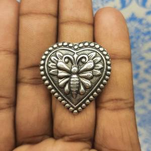 Papillon Design 925 Sterling Silver Village Tribal Artisan Crafted Designer Ring Népal Work Old Traditional Statement Jewellery - Product Image 6