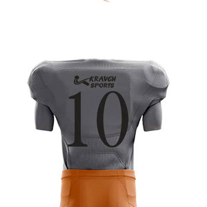 ชุดยูนิฟอร์มอเมริกันฟุตบอล ผลิตจากวัสดุคุณภาพดีที่สุด ยืดหยุ่นได้ ชุดยูนิฟอร์มอเมริกันฟุตบอลแขนสั้น - Product Image 5