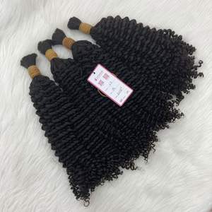 ผมหยิกหลวมสีธรรมชาติไม่หลุดไม่พันกันผมคนเวียดนาม - Product Image 6