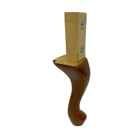 Pieds de meubles en bois massif style Queen Anne, durables, pour l'extérieur, la chambre, l'appartement, le salon, les tables, les canapés, usage hospitalier, OEM Vietnam