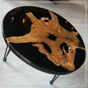 อีพ็อกซี่แองเจิลเฟอร์นิเจอร์หรูหราทำจากไม้วอลนัทเนื้อแข็งทำจากไม้ธรรมชาติสำหรับร้านอาหารห้องอาหารกาแฟ - Product Image 4