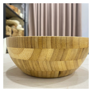 Bol rond en bambou, plusieurs tailles, pour la cuisine, 11 pièces - Product Image 4