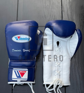 Conjunto de Boxeo Personalizable de Cuero de Alta Calidad con Cierre de Cordones, Correa de Muñeca Ajustable y Logotipo Personalizado para Artes Marciales y Fitness - Product Image 4