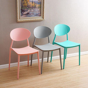 GCFC015 Muebles de Plástico para Restaurante de Diseño Contemporáneo, Silla de Trabajo y Cafetería de Plástico de Alta Calidad - Product Image 1